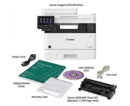 Многофункциональное устройство Canon MF445dw c Wi-Fi (3514C007/ 3010C002/ 3514C027/ 3514C061/ 3514C010), изображение 3 Многофункциональное устройство Canon MF445dw c Wi-Fi (3514C007/ 3010C002/ 3514C027/ 3514C061/ 3514C010), изображение 3