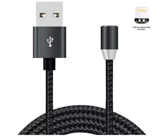 Дата кабель USB 2.0 AM to Lightning 1.2m Magneto black XoKo (SC-355i MGNT-BK)