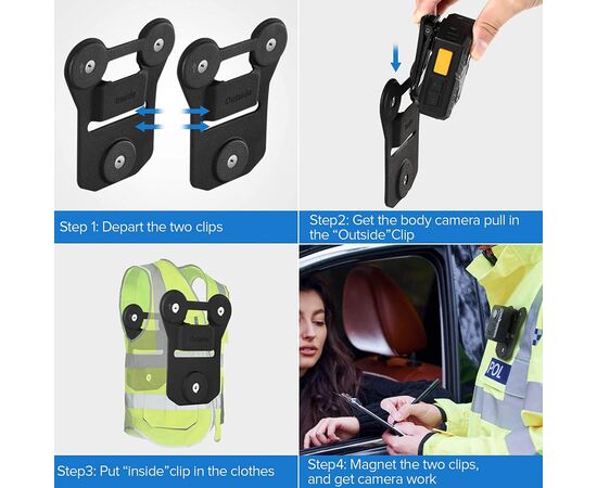 Крепление для видеокамеры BOBLOV 6pcs Magnet Mount, изображение 2 Крепление для видеокамеры BOBLOV 6pcs Magnet Mount, изображение 2