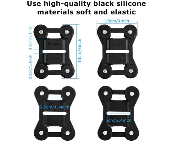 Крепление для видеокамеры BOBLOV 8pcs Magnet Mount, изображение 5 Крепление для видеокамеры BOBLOV 8pcs Magnet Mount, изображение 5