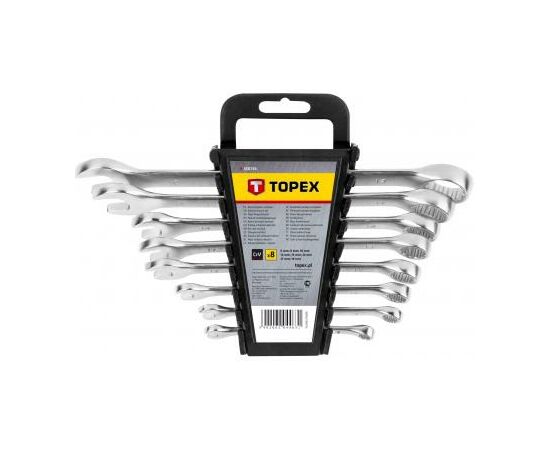 Набор инструментов Topex ключей комбинированных 6-19 мм, 8 шт. (35D756)