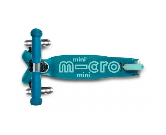 Самокат Micro Mini Deluxe Aqua LED (MMD076), изображение 2 Самокат Micro Mini Deluxe Aqua LED (MMD076), изображение 2