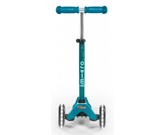 Самокат Micro Mini Deluxe Aqua LED (MMD076), изображение 3 Самокат Micro Mini Deluxe Aqua LED (MMD076), изображение 3