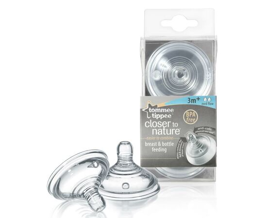 Соска Tommee Tippee для густой пищи (2 шт) (5010415221421), изображение 2 Соска Tommee Tippee для густой пищи (2 шт) (5010415221421), изображение 2