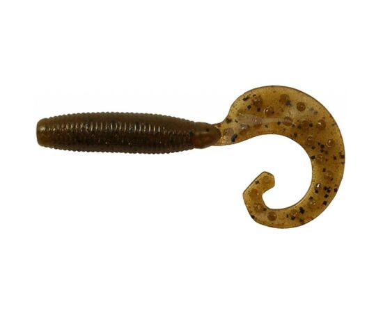 Силикон рыболовный Reins FAT G TAIL GRUB 3" 002 Green pumpkin 12шт (1552.00.48)