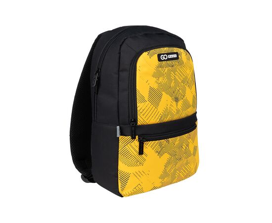 Рюкзак школьный GoPack Education Teens 119-2 черно-желтый (GO22-119S-2), изображение 2