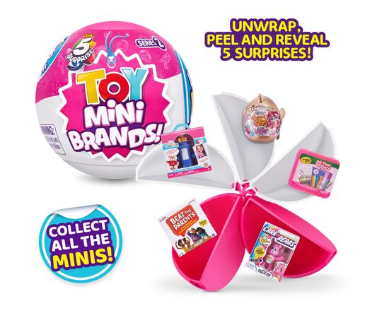 Игровой набор Zuru Mini Brands TOY Фигурки-сюрприз в шаре (77220), изображение 2 Игровой набор Zuru Mini Brands TOY Фигурки-сюрприз в шаре (77220), изображение 2