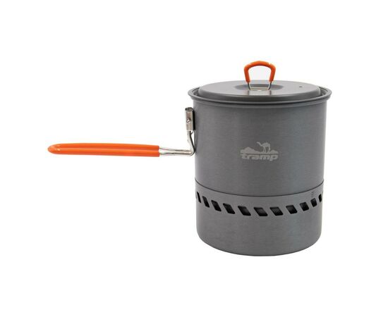 Котел туристичний Tramp анодований з теплообмінником 1,5 л (TRC-118), зображення 2 Котел туристичний Tramp анодований з теплообмінником 1,5 л (TRC-118), зображення 2