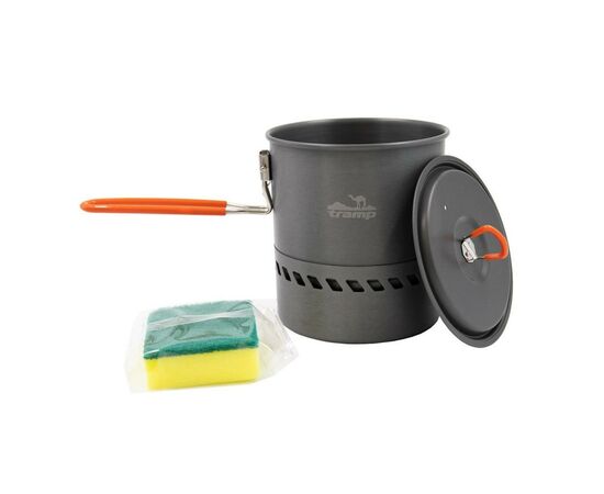 Котел туристичний Tramp анодований з теплообмінником 1,5 л (TRC-118), зображення 3 Котел туристичний Tramp анодований з теплообмінником 1,5 л (TRC-118), зображення 3