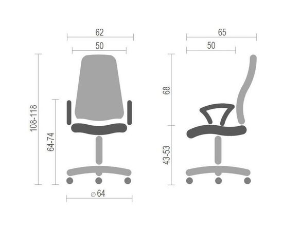 Офисное кресло Аклас Гилмор CH TILT Оранжевое (09562), изображение 6 Офисное кресло Аклас Гилмор CH TILT Оранжевое (09562), изображение 6