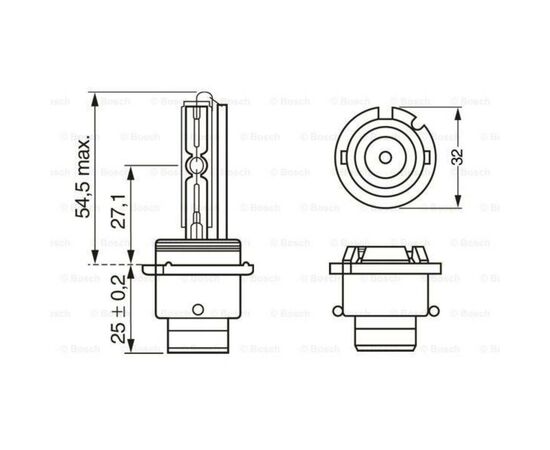 Автолампа Bosch ксеноновая (1 987 302 904), изображение 5 Автолампа Bosch ксеноновая (1 987 302 904), изображение 5
