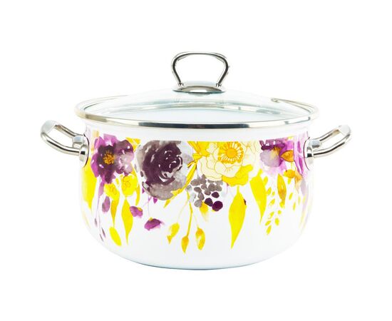 Кастрюля Gusto Акварель Premium 16 см 2,1 л GT-T-216-W (96322)