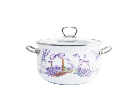 Кастрюля Gusto Корзина Лаванды Premium 16 см 2,1 л GT-T-216-BL (103445)