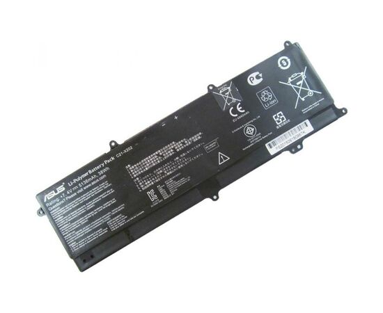 Акумулятор до ноутбука ASUS C21-X202 5136mAh (38Wh) 4cell 7.4V Li-ion (A41886), зображення 2 Акумулятор до ноутбука ASUS C21-X202 5136mAh (38Wh) 4cell 7.4V Li-ion (A41886), зображення 2