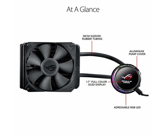 Система водного охлаждения ASUS ROG-RYUO-120, изображение 2 Система водного охлаждения ASUS ROG-RYUO-120, изображение 2