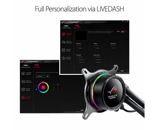 Система водного охлаждения ASUS ROG-RYUO-120, изображение 4 Система водного охлаждения ASUS ROG-RYUO-120, изображение 4