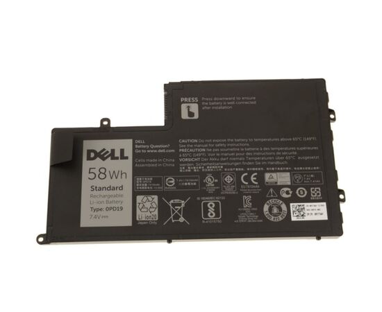Аккумулятор для ноутбука Dell Inspiron 15-5547 0PD19, 58Wh (7600mAh), 4cell, 7.4V, Li-ion (A47306), изображение 3 Аккумулятор для ноутбука Dell Inspiron 15-5547 0PD19, 58Wh (7600mAh), 4cell, 7.4V, Li-ion (A47306), изображение 3