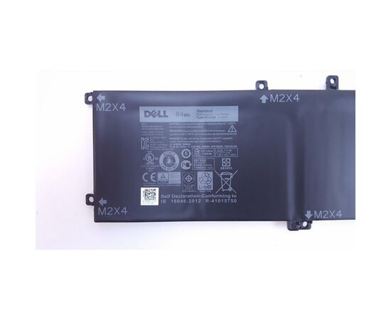 Аккумулятор для ноутбука Dell XPS 15-9550 (long) 4GVGH, 84Wh (7260mAh), 6cell, 11.4V, Li-i (A47245), изображение 2 Аккумулятор для ноутбука Dell XPS 15-9550 (long) 4GVGH, 84Wh (7260mAh), 6cell, 11.4V, Li-i (A47245), изображение 2