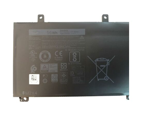 Аккумулятор для ноутбука Dell XPS 15-9560 (short) H5H20, 56Wh (4649mAh), 3cell, 11.4V, Li- (A47314), изображение 3