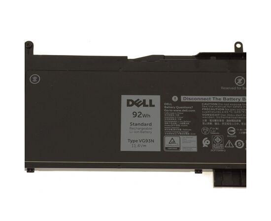 Аккумулятор для ноутбука Dell Latitude 5580 (long), VG93N, 92Wh (7666mAh), 6cell, 11.4V, L (A47605), изображение 2 Аккумулятор для ноутбука Dell Latitude 5580 (long), VG93N, 92Wh (7666mAh), 6cell, 11.4V, L (A47605), изображение 2