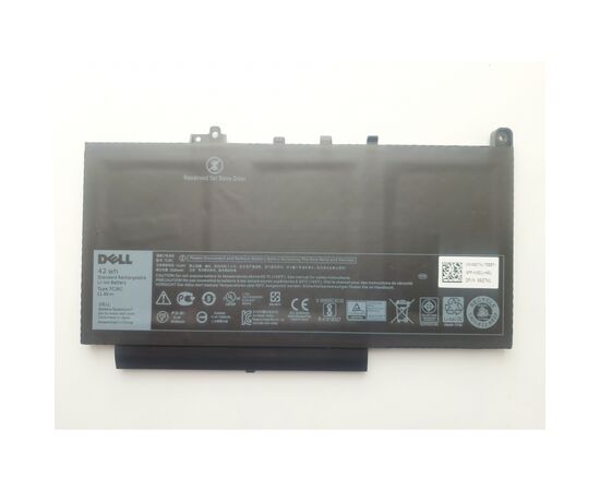 Аккумулятор для ноутбука Dell Latitude E7270 7CJRC, 42Wh (3530mAh), 3cell, 11.4V, Li-ion (A47645)
