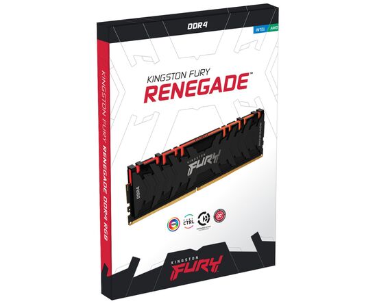 Модуль памяти для компьютера DDR4 16GB (2x8GB) 4600 MHz FURY Renegade RGB Black Kingston Fury (ex.HyperX) (KF446C19RBAK2/16), изображение 5 Модуль памяти для компьютера DDR4 16GB (2x8GB) 4600 MHz FURY Renegade RGB Black Kingston Fury (ex.HyperX) (KF446C19RBAK2/16), изображение 5