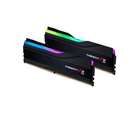Модуль памяти для компьютера DDR5 32GB (2x16GB) 6000 MHz Trident Z5 RGB Black G.Skill (F5-6000J3636F16GX2-TZ5RK), изображение 3 Модуль памяти для компьютера DDR5 32GB (2x16GB) 6000 MHz Trident Z5 RGB Black G.Skill (F5-6000J3636F16GX2-TZ5RK), изображение 3