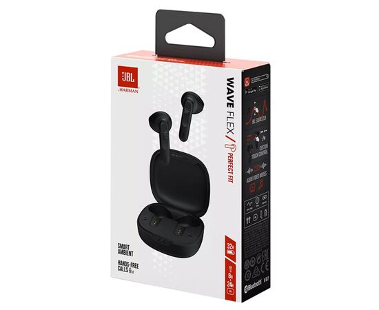 Наушники JBL Wave Flex TWS Black (JBLWFLEXBLK), изображение 10 Наушники JBL Wave Flex TWS Black (JBLWFLEXBLK), изображение 10