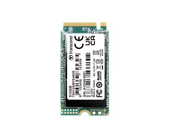 Накопитель SSD M.2 2242 512GB Transcend (TS512GMTE400S)