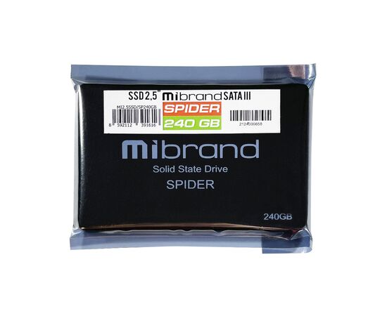 Накопитель SSD 2.5" 240GB Mibrand (MI2.5SSD/SP240GBST), изображение 3 Накопитель SSD 2.5" 240GB Mibrand (MI2.5SSD/SP240GBST), изображение 3