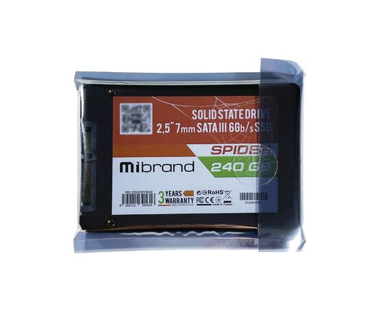 Накопитель SSD 2.5" 240GB Mibrand (MI2.5SSD/SP240GBST), изображение 4 Накопитель SSD 2.5" 240GB Mibrand (MI2.5SSD/SP240GBST), изображение 4