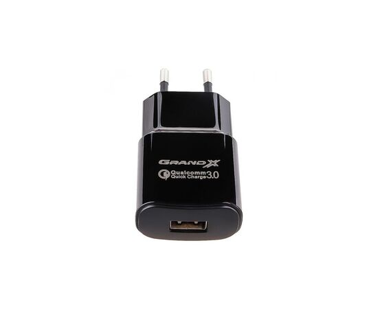 Зарядний пристрій Grand-X CH-550BM (Quick Charg QC3.0 Grand-X 3.6V-12V, 3A-1.5A + DC c (CH-550BM), зображення 3 Зарядний пристрій Grand-X CH-550BM (Quick Charg QC3.0 Grand-X 3.6V-12V, 3A-1.5A + DC c (CH-550BM), зображення 3