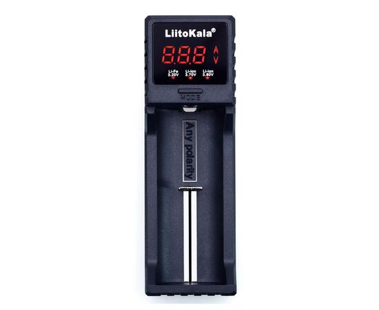 Зарядное устройство для аккумуляторов Liitokala 1 Slot, LCD дисплей, Li-ion/Ni-MH/Ni-Cd/AA/ААA/AAAA/С (Lii-S1)