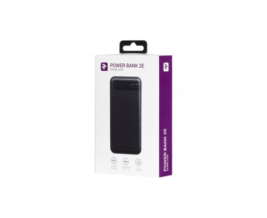 Батарея универсальная 2E 20000mAh, DC 5V, 2.1A, Type-C, MicroUSB, USB-А, black (2E-PB2004-BLACK), изображение 3 Батарея универсальная 2E 20000mAh, DC 5V, 2.1A, Type-C, MicroUSB, USB-А, black (2E-PB2004-BLACK), изображение 3