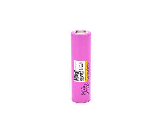 Аккумулятор 18650 Li-Ion 2600mah (2450-2650mah), 3.7V (2.75-4.2V), pink, PVC BOX Liitokala (Lii-26FM)