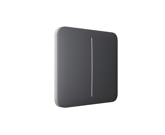 Розумний вимикач Ajax SoloButton 2-gang /Графіт (SoloButton 2-gang /Graphite), зображення 2 Розумний вимикач Ajax SoloButton 2-gang /Графіт (SoloButton 2-gang /Graphite), зображення 2