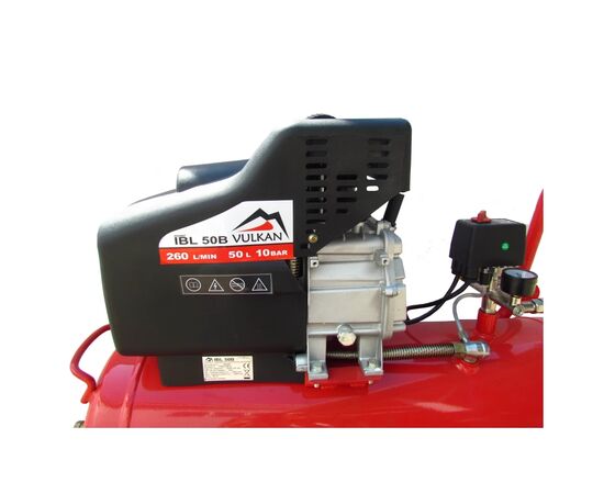 Компрессор Vulkan IBL50B 50л 250/190л/мин, 1,8 кВт, 10bar, 1 цилиндр (IBL50B), изображение 5 Компрессор Vulkan IBL50B 50л 250/190л/мин, 1,8 кВт, 10bar, 1 цилиндр (IBL50B), изображение 5