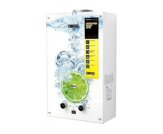 Проточный водонагреватель Zanussi GWH 10 Fonte Glass Glass Lime (GWH10FONTEGLASSLIME), изображение 2 Проточный водонагреватель Zanussi GWH 10 Fonte Glass Glass Lime (GWH10FONTEGLASSLIME), изображение 2
