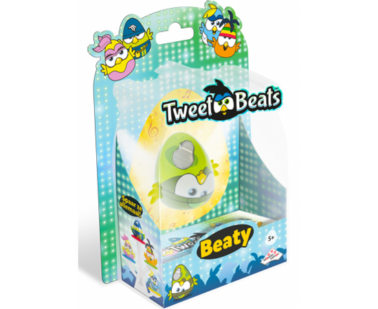 Інтерактивна іграшка Tweet beats Single Bird Beaty Пташка з мелодіями (10024), зображення 2 Інтерактивна іграшка Tweet beats Single Bird Beaty Пташка з мелодіями (10024), зображення 2