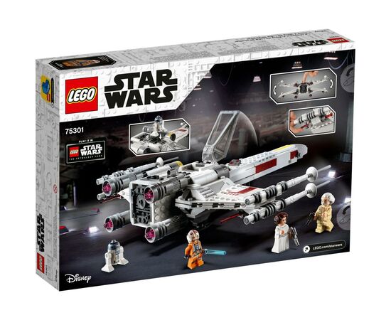 Конструктор LEGO Star Wars Истребитель X-wing Люка Скайвокера 474 детали (75301), изображение 3