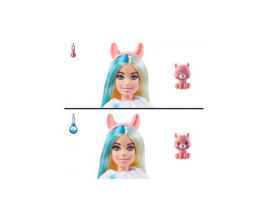 Кукла Barbie "Cutie Reveal" – забавная лама (HJL60), изображение 4