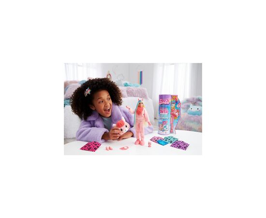 Кукла Barbie "Cutie Reveal" – забавная лама (HJL60), изображение 5