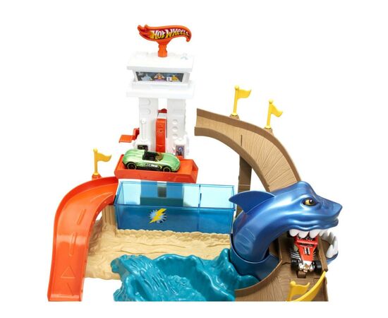 Автотрек Hot Wheels Охота на акулу серии "Измени цвет" (BGK04), изображение 3 Автотрек Hot Wheels Охота на акулу серии "Измени цвет" (BGK04), изображение 3