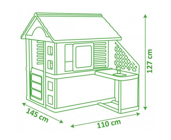 Игровой домик Smoby Солнечный с летней кухней (810713), изображение 5