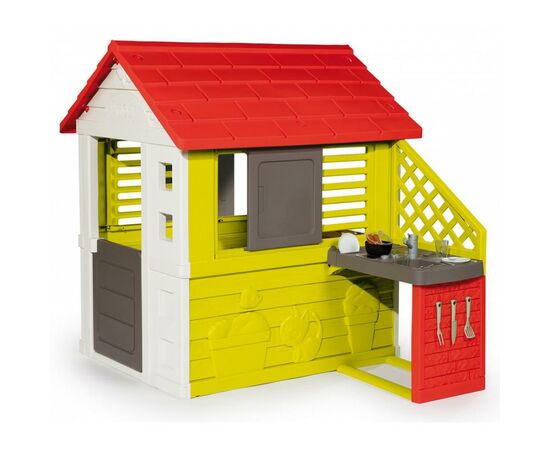 Игровой домик Smoby Солнечный с летней кухней (810713)
