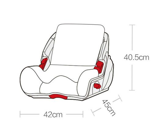 Автокрісло Xiaomi 70mai Kids Child Safety Seat Red (504508), зображення 2 Автокрісло Xiaomi 70mai Kids Child Safety Seat Red (504508), зображення 2