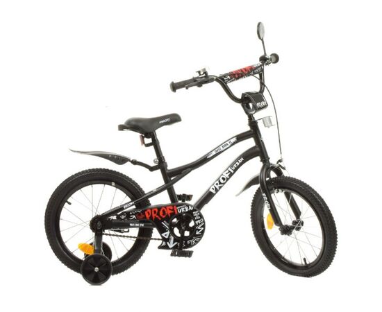 Детский велосипед Prof1 Urban 18" Черный (Y18252 black)