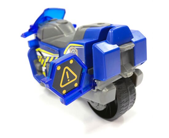 Спецтехніка Dickie Toys Поліцейський мотоцикл з висувним знаком (3302031), зображення 3 Спецтехніка Dickie Toys Поліцейський мотоцикл з висувним знаком (3302031), зображення 3