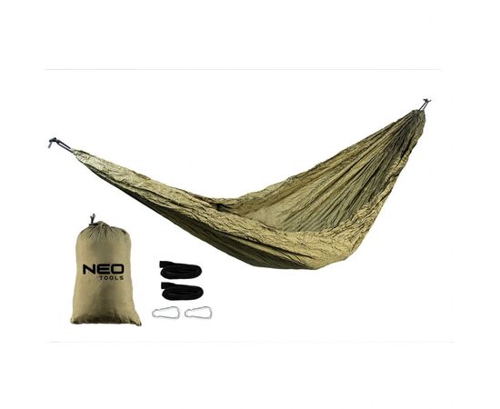 Гамак Neo Tools 330х140 см Зелений (63-124)