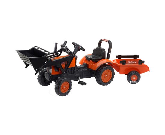 Веломобиль Falk Kubota трактор на педалях Оранжевый (2065AM)